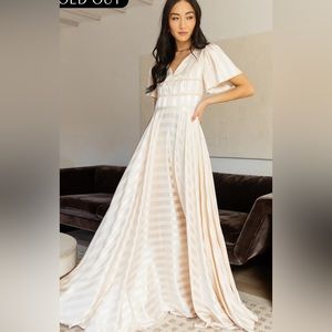 Rylee Maxi Dress in Champagne